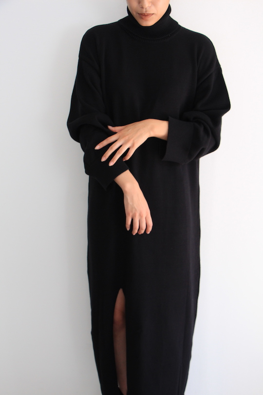 JAN 'N JUNE Knit dress INARI black