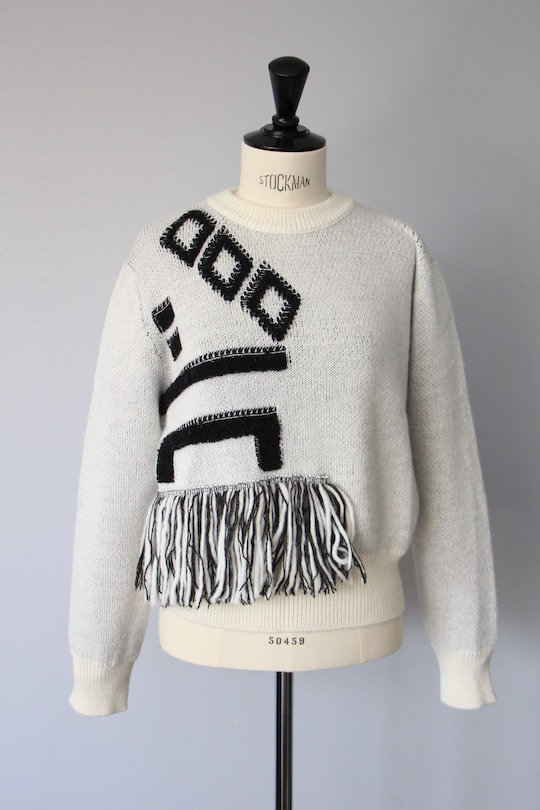 ALYSI graphic monotone knit