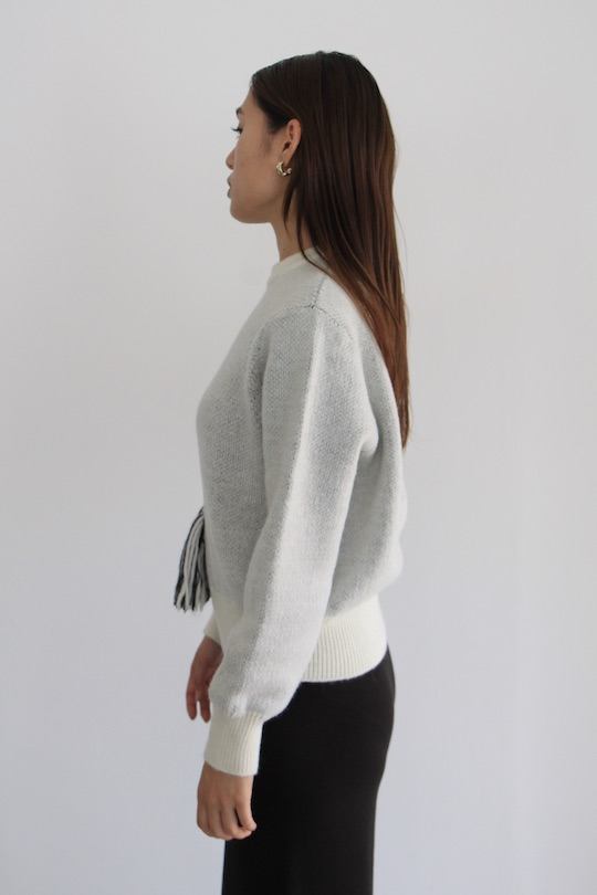 ALYSI graphic monotone knit