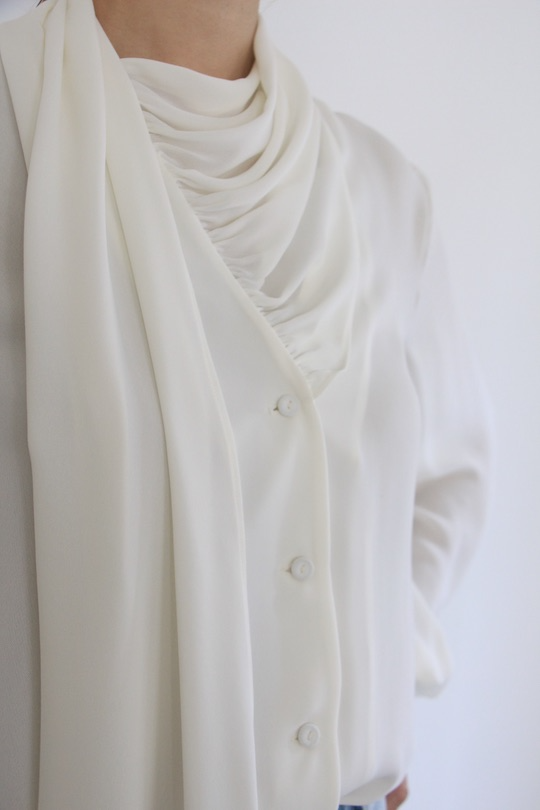 BIRELIN white sheer blouse