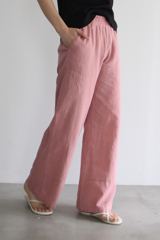 5PREVIEW linen wide pts -pink-
