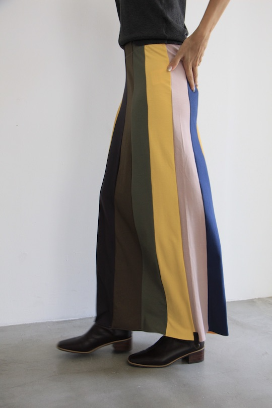 HENRITTEE STEFFENSEN multi color stripe skirt