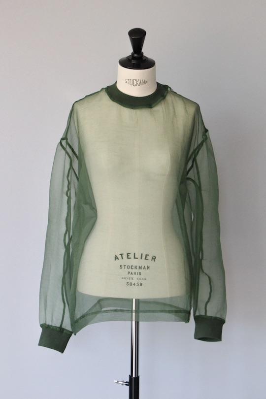 ESTHÉ organza Sweatshirt green