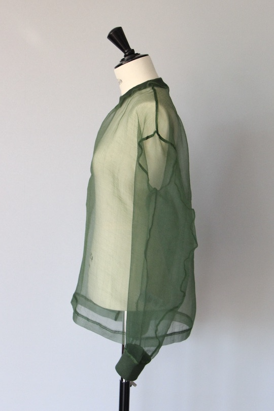 ESTHÉ organza Sweatshirt green