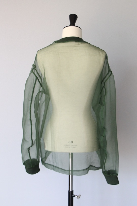 ESTHÉ organza Sweatshirt green