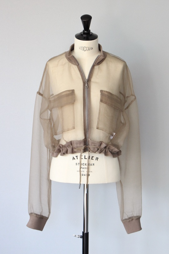 ESTHÉ organza Bomber Jacket