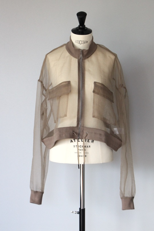 ESTHÉ organza Bomber Jacket