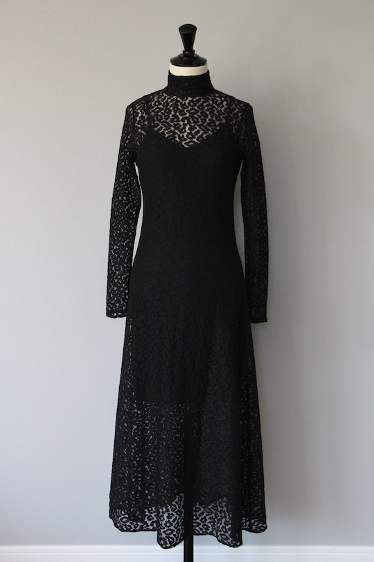 SUNCOO leopard lace dress