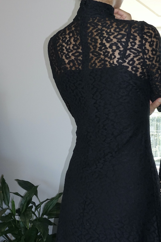 SUNCOO leopard lace dress