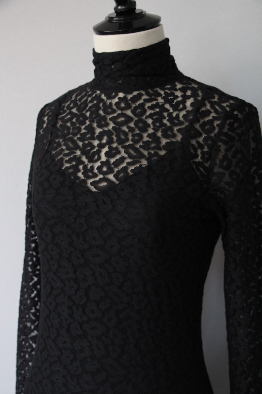 SUNCOO leopard lace dress