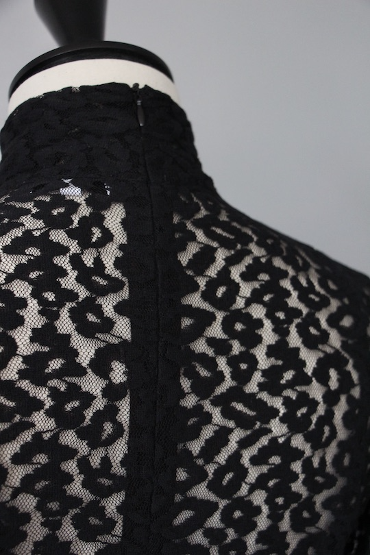 SUNCOO leopard lace dress