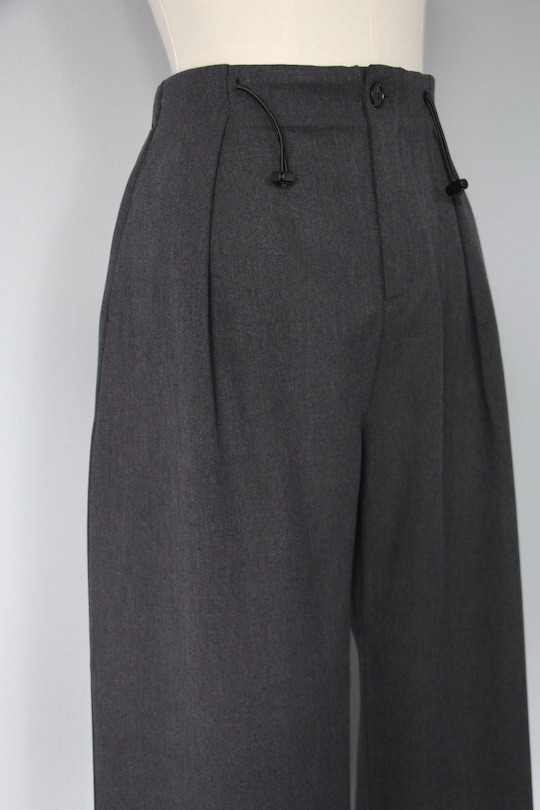 SUNCOO  wide leg pants gray