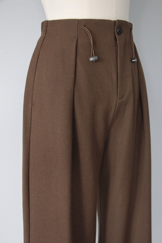 SUNCOO  wide leg pants brown