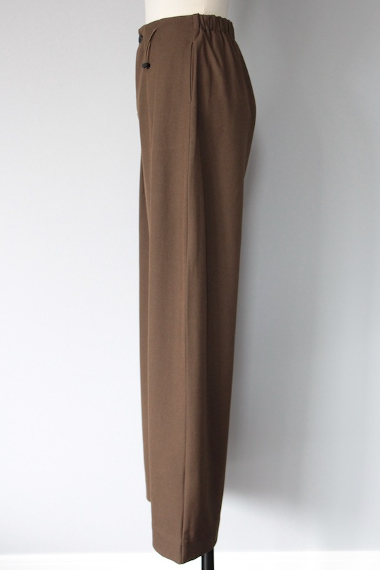 SUNCOO  wide leg pants brown