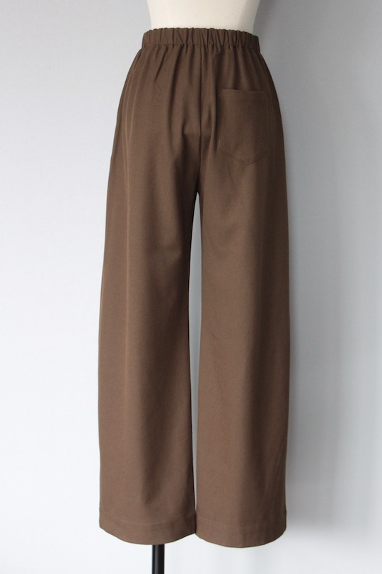 SUNCOO  wide leg pants brown