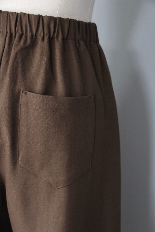 SUNCOO  wide leg pants brown