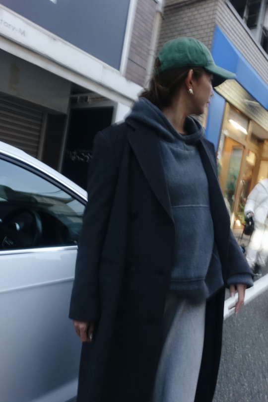 HENRITTEE STEFFENSEN fleece hoodie -gray-