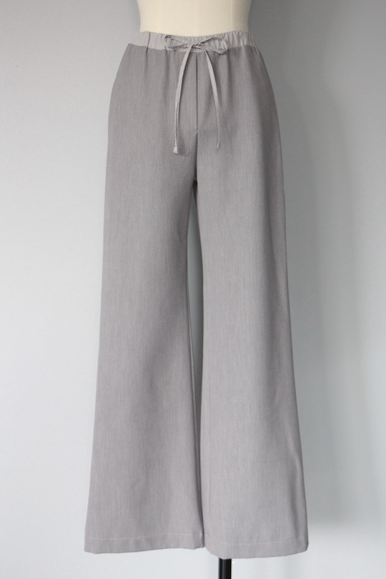 HOMEWARD  waist ribbon gray pants