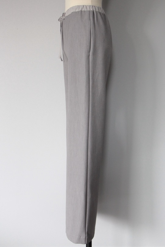 HOMEWARD  waist ribbon gray pants