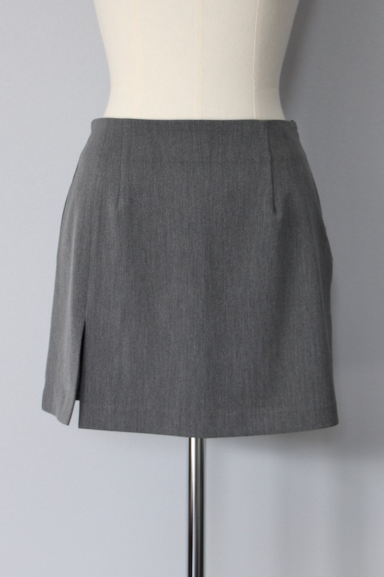 RITA ROW gray mini skirt