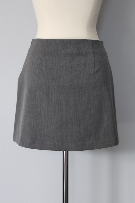 RITA ROW gray mini skirt