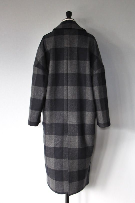 RITA ROW gray plaid coat