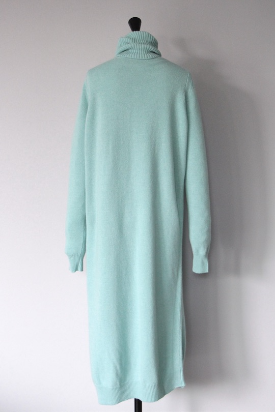 roberto collina mint blue turtle dress