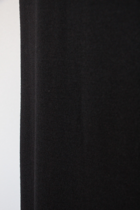 roberto collina wool turtle knit dress -black-