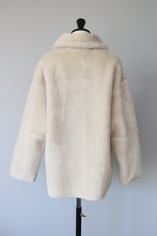 SUNCOO reversible  eco fur coat