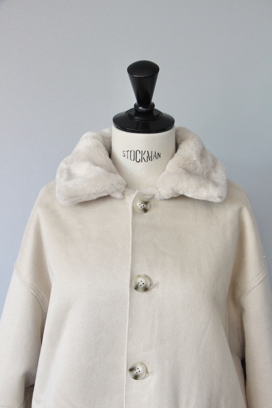 SUNCOO reversible  eco fur coat