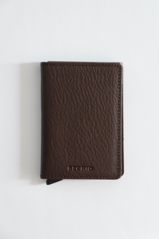 SECRID slimwallet veg espresso brown