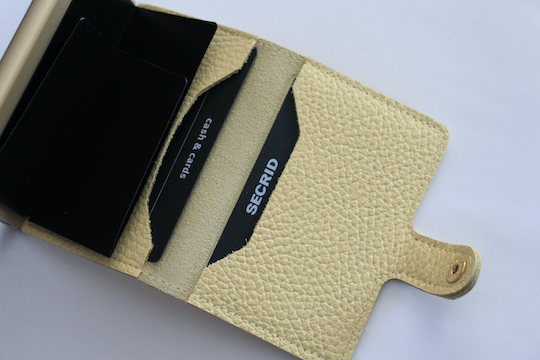 SECRID miniwallet  Butter yellow