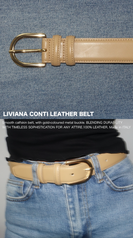 LIVIANA CONTI  leather belt