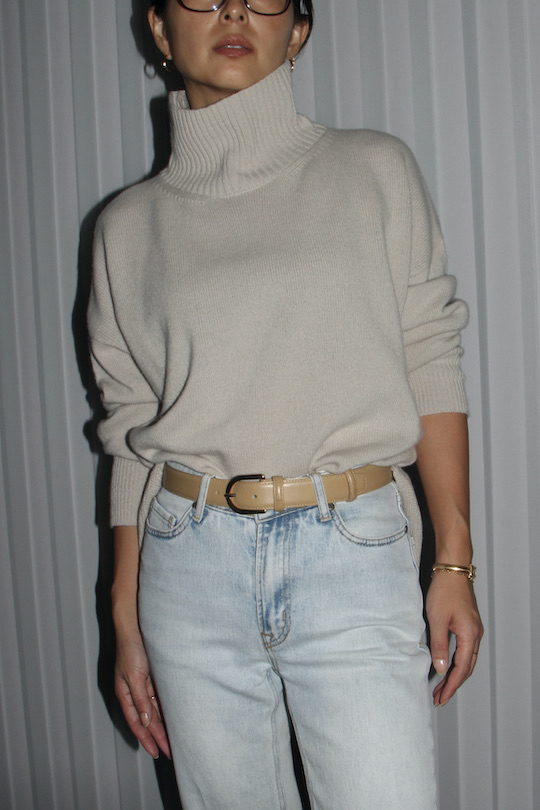 roberto collina OVERSIZED  TURTLE KNIT