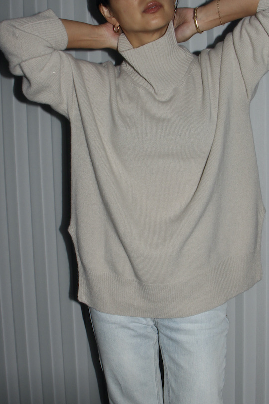 roberto collina OVERSIZED  TURTLE KNIT