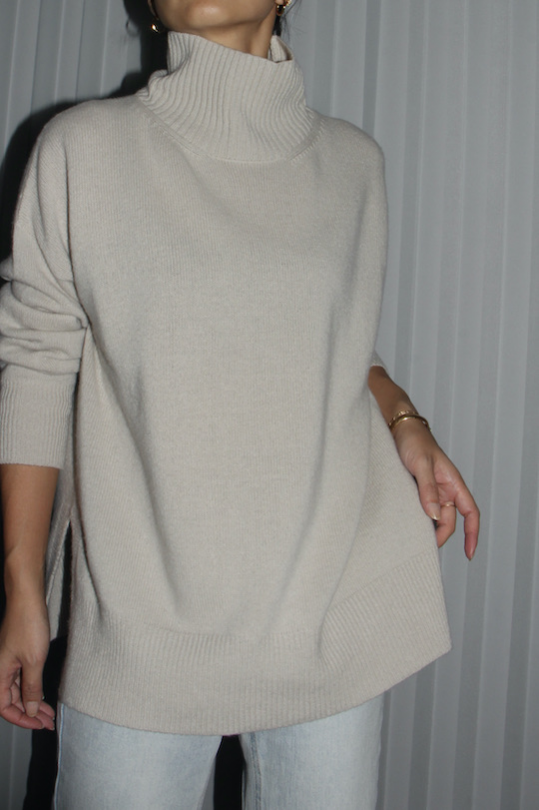 roberto collina OVERSIZED  TURTLE KNIT