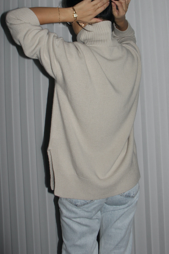 roberto collina OVERSIZED  TURTLE KNIT