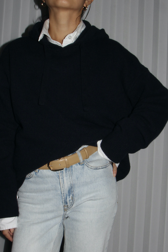 roberto collina WOOL HOODIE