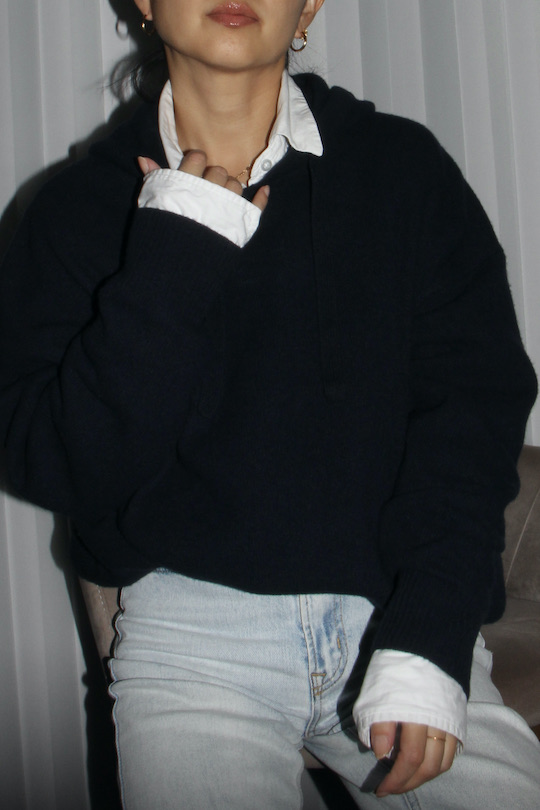 roberto collina WOOL HOODIE