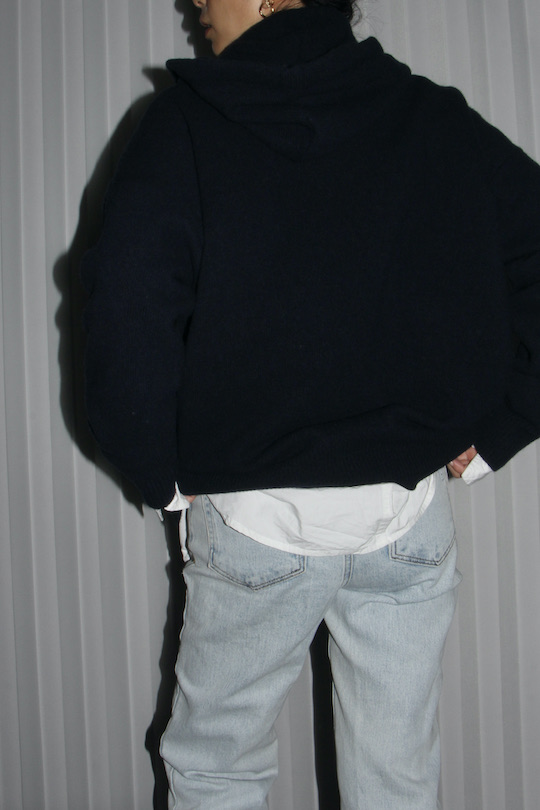 roberto collina WOOL HOODIE