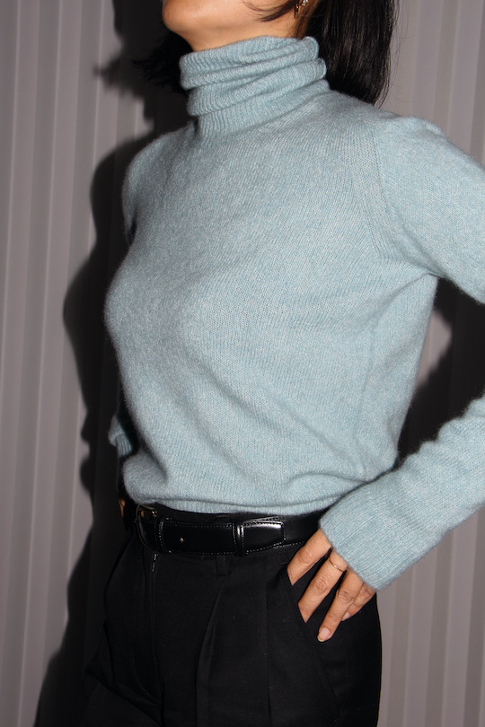 roberto collina CASHMERE AND SILK TURTLENECK