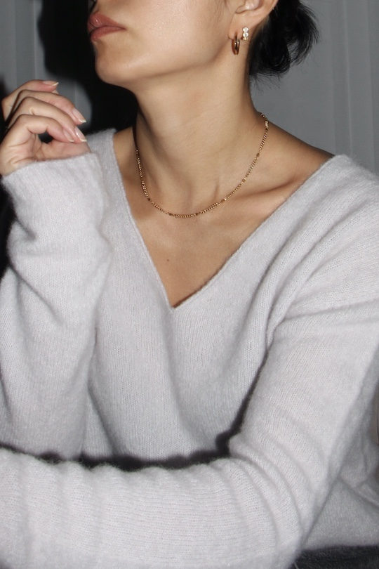 roberto collina CASHMERE AND SILK V-NECK