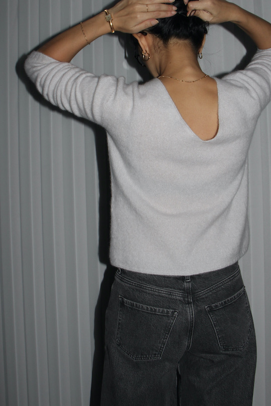 roberto collina CASHMERE AND SILK V-NECK