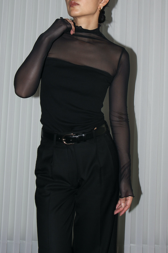 JAN 'N JUNE MESH TURTLENECK 