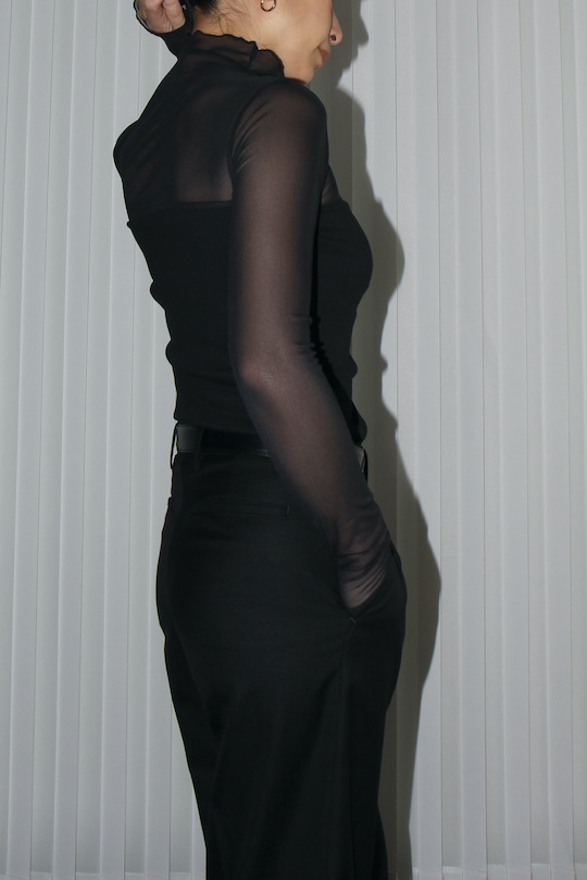 JAN 'N JUNE MESH TURTLENECK 