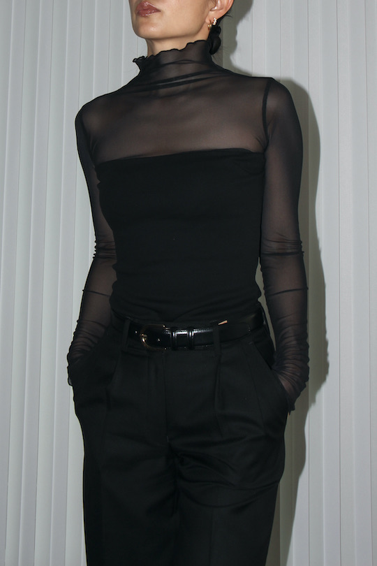 JAN 'N JUNE MESH TURTLENECK 