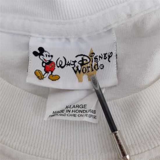 ディズニーワールド　2000年　ミレニアム　集合　tシャツ　ホワイト　ミッキー ディズニーワールド 2000年 ミレニアム 集合 tシャツ ホワイト