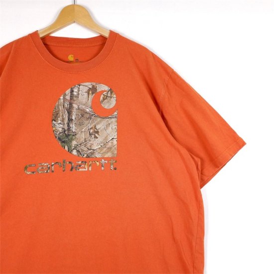 Carhartt カーハート クルーネック半袖プリントTシャツ メンズUS-2XL