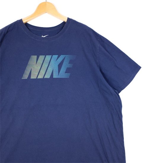 NIKE ナイキ クルーネック半袖ロゴプリントTシャツ メンズUS-3XLサイズ