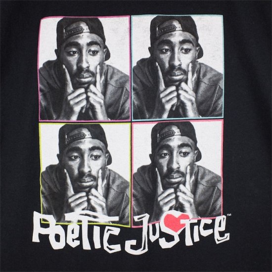 2PAC 半袖プリントTシャツ メンズUS-2XLサイズ Poetic Justice ブラック ヒップホップ ラップ t-2183n -  大きいサイズのアメリカ古着専門店 Canopus(カノープス)